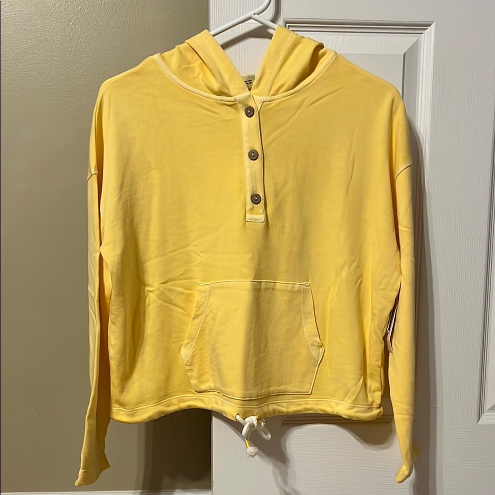 Old Navy yellow hoodie